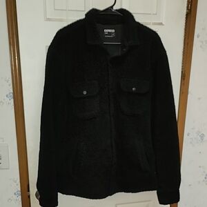 Express Black Teddy Jacket